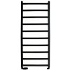 Regnis DEX, Vykurovacie teleso 530x990mm, 498W, čierna matná, DEX100/50/BLACK