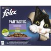 Felix Fantastic kapsičky pre mačky výber so zeleninou, 12 × 85 g