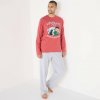 Pyžamo Gaston Lagaffe s nohavicami a dlhými rukávmi červená/sivá 126 Blancheporte