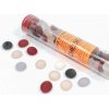 Chessex Chessex Gaming Glass Stones in Tube Frosted Assorted Colors žetóny 40 ks