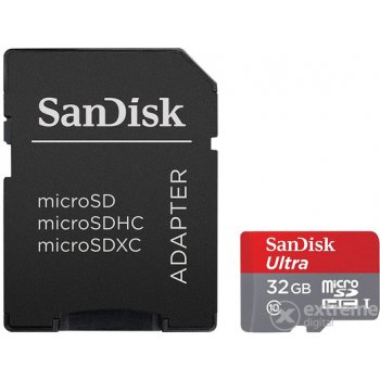 SanDisk microSD UHS-I 32GB 186500 od 12 € - Heureka.sk