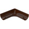 BRYZA Rohový žľab vnútorný pozinkovaný Ø 150 mm, hnedý RAL 8017