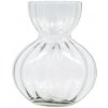 House Doctor Sklenená váza Bud Clear 14 cm