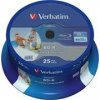 VERBATIM BD-R SL DataLife 25GB, 6x, printable, spindle 25 ks