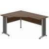 OFFICE PRO s.r.o. HOBIS kancelársky stôl pracovný tvarový, ergo pravý - CEV 60 P, orech
