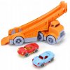 Súprava: Nákladné auto s pretekárskou rampou a autami Green Toys