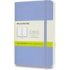 Moleskine Zápisník mäkké dosky A6 čistý nebesky modrý