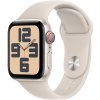 Apple Watch SE GPS + Cellular 40mm Starlight Aluminium Case with Starlight Sport Band - M/L - MRG13QC/A