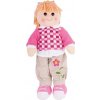Bigjigs Toys Látková bábika Melanie 38 cm