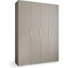 Wilsondo Šatníková skriňa Como 4 180x246x50 - kašmír