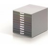 Durable Varicolor 10 box 10 zásuviek sivý