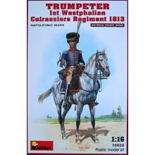 Trumpeter on Horse Napoleonic Wars 1:16
