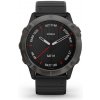 GARMIN Fénix 6X Sapphire, Carbon Gray DLC, Black band 010-02157-11