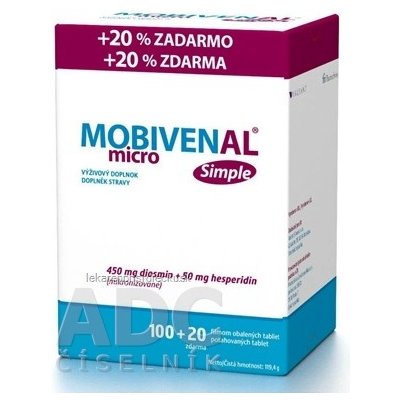 MOBIVENAL micro Simple tbl flm 100+20 zadarmo (120 ks)