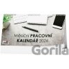 Měsíční pracovní stolní Baloušek 2026