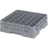 Cambro Skleněný koš 500x500 mm, 36 polí, průměr 72 mm, výška 110 mm, světle šedý | CAMBRO, Camrack