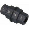 BUZZETTI - Kľúč na osky kolesa MOTO, rozmery 17, 19, 22, 24 mm