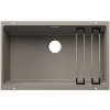 Blanco Etagon 700 - Silgranitový drez, 73x46 cm, s príslušenstvom, tartufo 527769