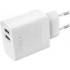 Nabíjačka do siete FIXED 2xUSB 17W Smart Rapid Charge + Lightning MFi kábel 1m (FIXC17N-2UL-WH) biela