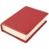 Kožený obal na knihu KLASIK M 22,7 x 36,3 cm - koža červená