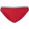 Dámsky spodný diel plaviek Tommy Hilfiger, CHEEKY HIGH LEG BIKINI červená,biela,čierna XL