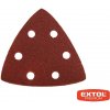 Papíry brusné delta - mix zrnitostí, bal. 20ks, 93mm, uchycení: suchý zip, EXTOL PREMIUM 8803835