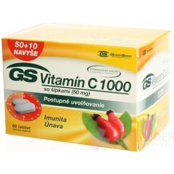 GS Vitamín C 1000 so šípkami 60 kapsúl