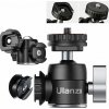 Ulanzi 3D kulová hlava se závitem 1/4 a 2x ISO patka pro kameru / / U-60