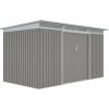Záhradný domček G21 GRAH 700 – 340 x 206 cm, metalická šedá