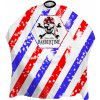 Pánska pláštenka na strihanie vlasov a fúzov Pirates of the Barbertime Crystal Barber Cape - farebná (BT 701)