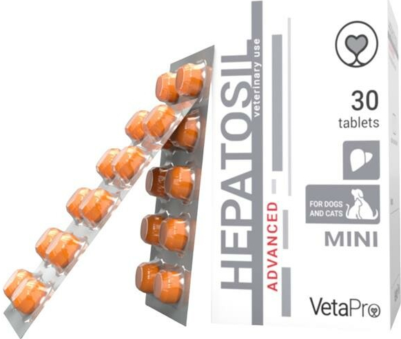 VetaPro Hepatosil Advanced MINI 30 tbl.
