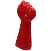 Diablo picante fist shaped candle red