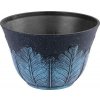 Kvetináč Strend Pro Flower, 30x19 cm, šedo-modrý