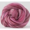 Ovčie rúno česané - tmavo ružový melír