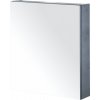 Zrkadlová skrinka bez osvetlenia Sanox 60 x 13 x 65 cm betón antracitovo sivá 1 dvierka