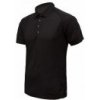 SENSOR MERINO ACTIVE POLO pánské triko kr.rukáv černá M; Černá triko