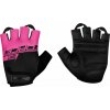 rukavice FORCE SPORT LADY, černo-růžové Velikost: XL