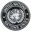 WARAGOD United Nation PVC nášivka, čierna