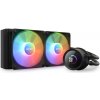 NZXT AIO liquid cooler CPU Kraken 240 RGB / 2x120mm fan / 4-pin PWM / LCD display / black RL-KR240-B1