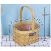 Košík naturálny pletený drevo - 31 x 23 x 14 x 10cm