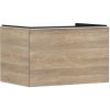Hansgrohe Xelu Q Umývadlová skrinka, 50x78x55 cm, 1 zásuvka, prírodný dub/matná biela 54056700-HG
