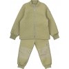 Mikk-Line detský termo set bunda a nohavice zelená Dusty Olive