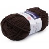 Pletacia priadza Merino hrčky 100 g - 1 ks 26 (116) hnedá tmavá