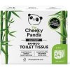 CHEEKY PANDA Toaletný papier, bambusový, 3-vrstvový, malý kotúč, 24 kotúčov, CHEEKY PANDA, biely