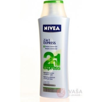 Nivea Hair Care Express šampón a kondicionér pre všetky typy vlasov 250 ml