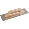 Hladítko Strend Pro Premium, HardWood, drevená rúčka, 270x130 mm, rovné, 0,7 mm, nerez