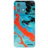 Picasee silikónový prehľadný obal pre Motorola Edge 40 Neo - Blue Magma