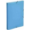 Doska s gumičkou, 30 mm, PP, A4, VIQUEL Coolbox, priehľadná modrá