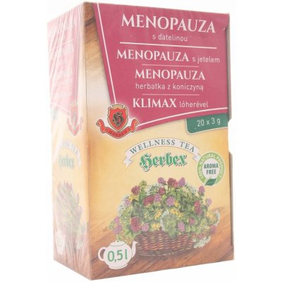 HERBEX Menopauza s jetelem 20 x 3 g