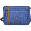 Dámská crossbody proutěná kabelka Enrico Benetti Ibiza 78031 – modrá, ze slaměného materiálu, menší velikost, lehká a stylová, ideální pro letní dny | Cooltovka.cz